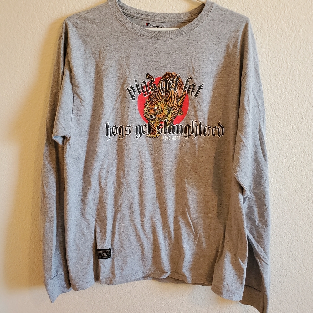BADNEIGHBOR Steeetwear Long Sleeve T Medium